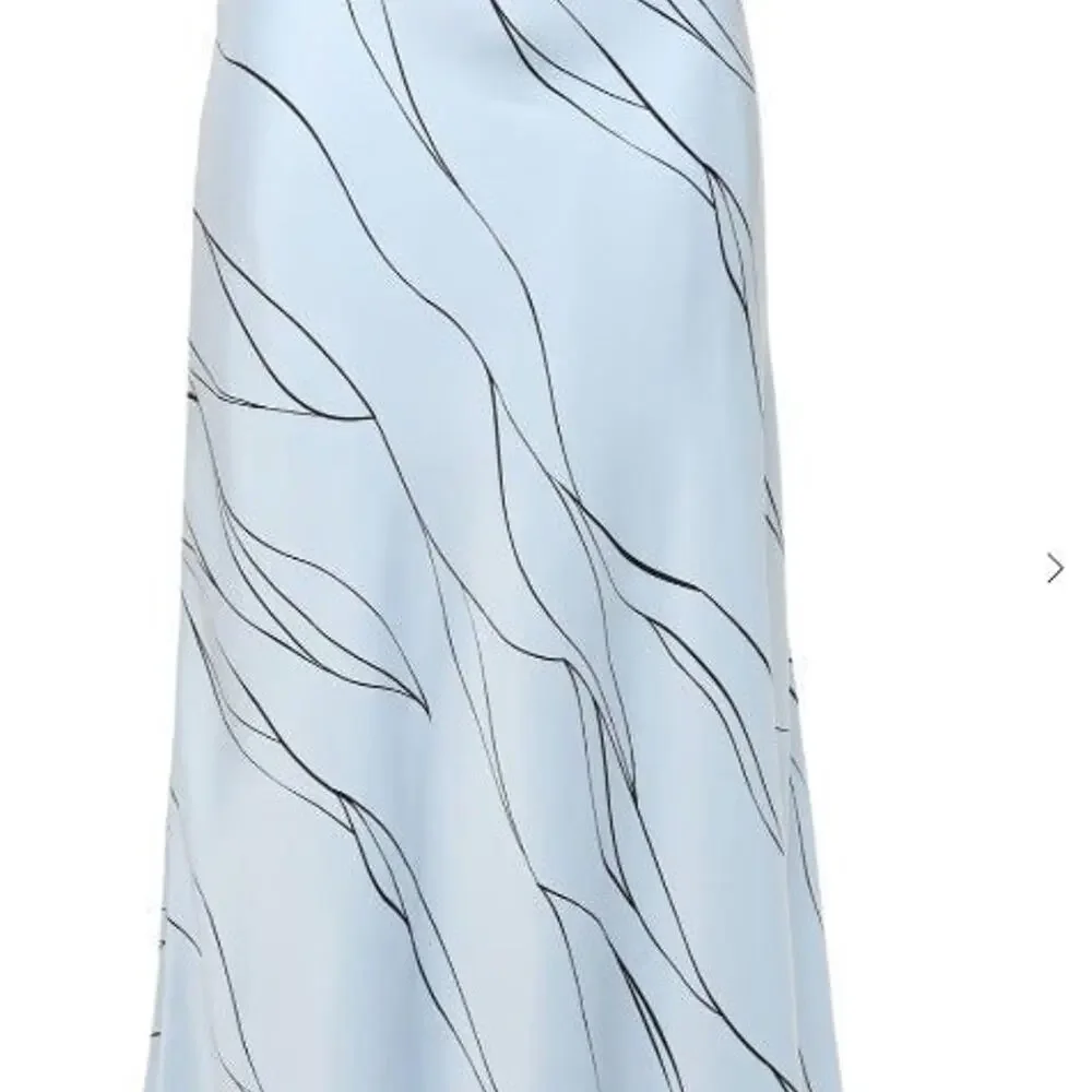[Like New] EQUIPMENT Printed washed silk-blend midi skirt original $383